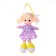 Soft toy "Doll", in a chintz dress, with tails, color mix