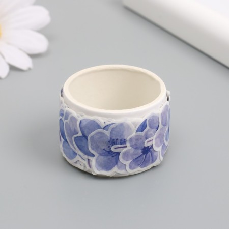 Stick Paper "Lilac flowers" d = 2 cm 100 pcs in a roll 3.5x2.5 cm-2