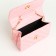 Bag's bag with lightning, pink color