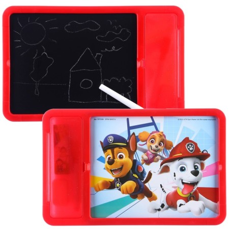 Drawing board with a marker-stitch, puppy patrol, PAW PATROL, Red