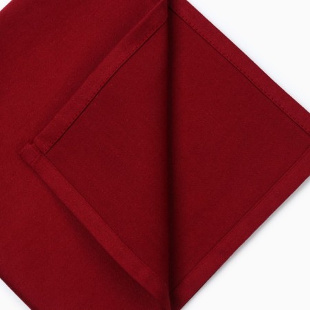 New Year. Ethel napkin, col. red, 45x45 cm, 100% HL-3