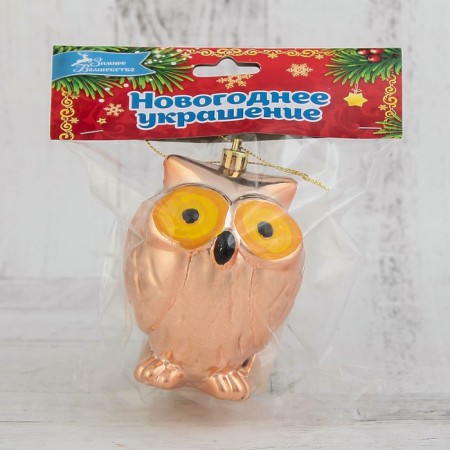 Jewelry "owl" 8.5x7 cm, mix-2