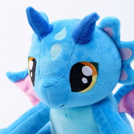 Soft toy "Dragon Big", blue-3