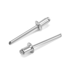 Rolls of the tundra krep, exhaust, aluminum-old, 4.8x8 mm, unpainted, 500 pcs