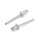 Rolls of the tundra krep, exhaust, aluminum-old, 4.8x8 mm, unpainted, 500 pcs