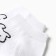 Women's socks shortened "bunny", white color, rr 23-25