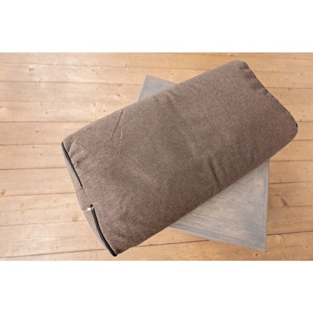 Bolster rectangular, 62x32x14 cm, brown color-4