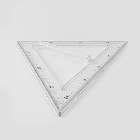 Portnovskaya "Triangle" ruler, isosceles, 50 × 32 cm, plastic-4