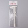 Eyebrow marking, 21 × 7.5 cm, white color