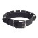 Double-leather collar 4.5 cm with removable loads 7 pcs, Osh 45-65 cm