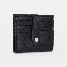 Wallet on the button, the color is black