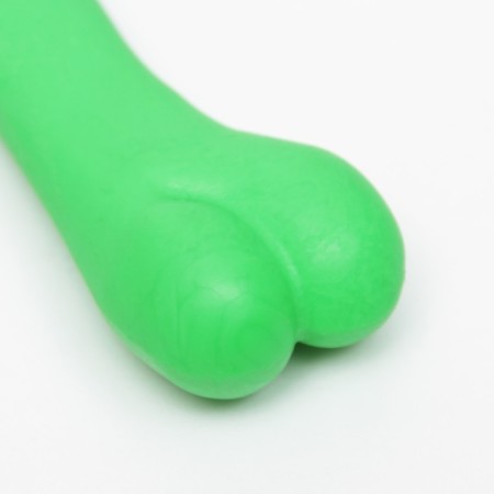 Chewing toy "Classic bone", TPR, 12.3 cm, green-3