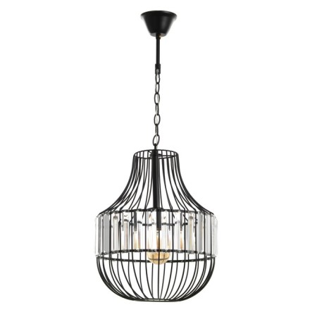 Bayerlux "Grelin" chandelier E27 40W black 30x30x70 cm