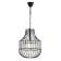 Bayerlux "Grelin" chandelier E27 40W black 30x30x70 cm
