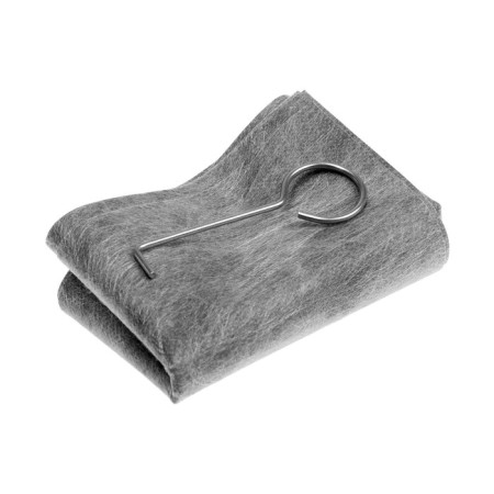 TIM BAD555002BK, 70 x 500 mm, tiles, siphon with a rotation angle of 360 °, black-matte-7