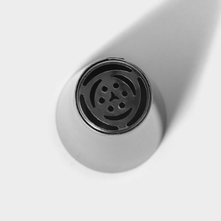 Confectionery nozzle "Tulip", d = 3 cm, output 1.8 cm, stainless steel-2