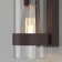 Sadovo-park lamp Elektrostandard, Falcon, 131x100x240 mm, E27, brown color