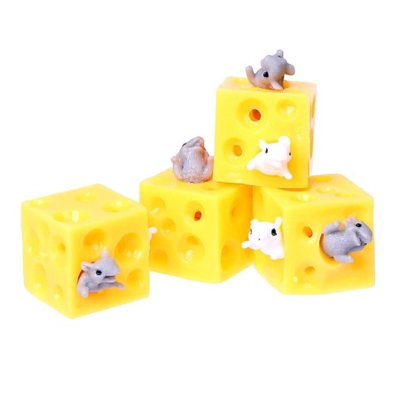 Anthistress machine "Cheese hide and seek", MIX colors, in showbox-1