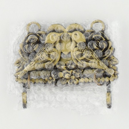 The key a wall -mounted "Happiness and Love", 8 x 6.2 cm.-4