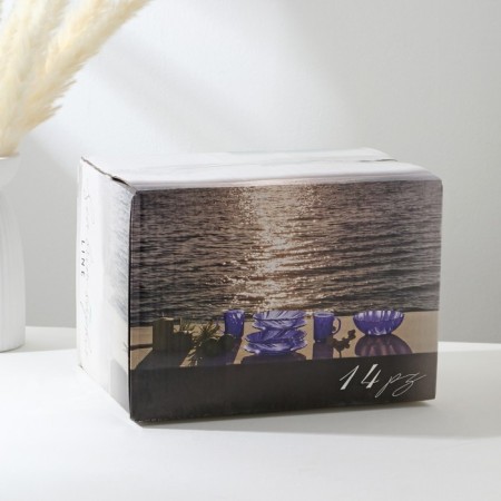 Set of the Sea Brim Saphir table, 14 items-8