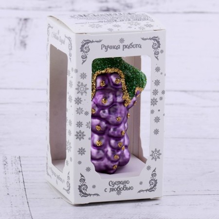 Christmas tree decoration "Grapes" 9 cm, mix-1