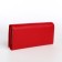 Women's wallet on magnet, red color