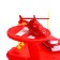 Parking "Fire Station", with a metal machine and helicopter