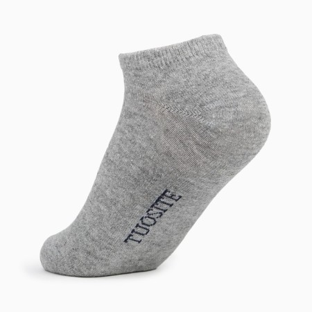 Set of children's socks (3 pairs), gray/white/fuchsia, size 27-29-2