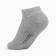 Set of children's socks (3 pairs), gray/white/fuchsia, size 27-29