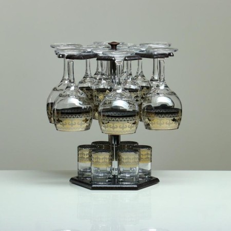 Mini-bar 18 objects Wine Carousel Byzantium, dark 240/55/50 ml-5