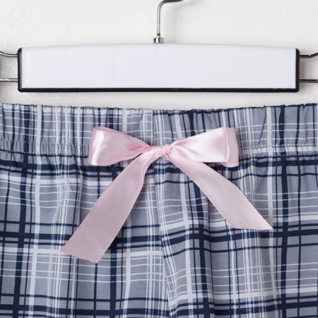 Pajama kaftan "cage" shorts, T -shirt, p. 40-42, pink/gray-13