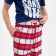 Pajama New Year's male KAFTAN "Santa Team", blue/red color, size 54