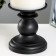 Nightmare "candle on a stand" LED from batteries 2haa black 11x11x28 cm