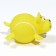 Brying toy "dog" for dogs, 10 cm, yellow