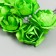 Flowers for decorating "Tea roses" 1 bouquet = 6 colors 9.5 cm juicy green