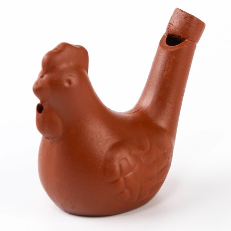 Ceramic “Kurochka” whistle, for painting 3.5 × 6.5 × 6 cm-3