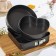 A set of baking forms “Elin”, 3 subjects: D = 25/21/26 cm, removable bottom, anti -stick coating, black color