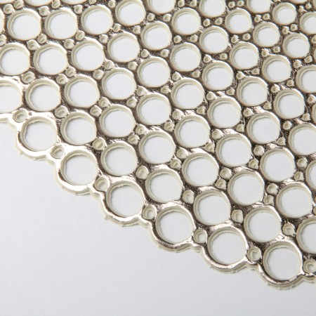Serving napkin on the table "dew", 38 × 38 cm, gold color-4