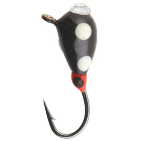 Mormyshka tungsten "drop" with a painted ear, stone, weight 1.15 g, 040/224