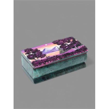 Casket "Night" 15x7x5.5 cm, stone baby, coil-12