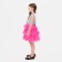 New Year. Children's dress with sequins KAFTAN, p. 36 (134-140), bright pink