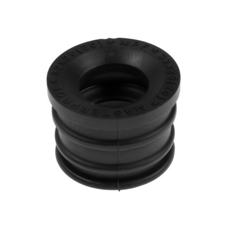 Transitional cuff Masterprof Isa. 131645, D = 32 x 25 mm, for sewer pipes, heaps, black