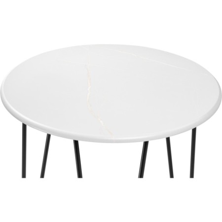 Shani's coffee table quartz beige/metal, black 60x60x62 cm-2