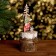 New Year's decor "New Year's car on the stump" 7 × 7 × 17 cm