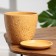 Flower pot "ripples" brown, 1.4 liters