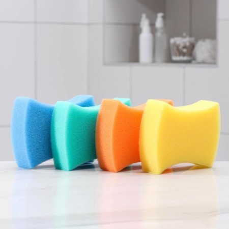Body sponge "Freshness", 13 × 9 × 4 cm, color mix-2