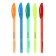Ballpoint pen "stripes" 0.5 mm, blue rod, in the display, mix case (barcode on the piece)