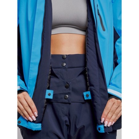 Ski costume female winter, size 58, blue color-8