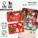 New Year. Letter to Santa Claus postcard with stickers "New Year's Post"