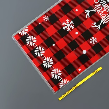 Gift package, "red cell" 13x27 cm-10